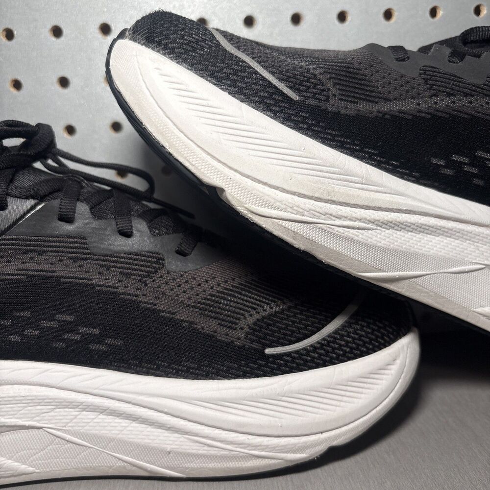 Hoka One One Skyflow Shoes Mens Sz 12 Black White Running Walking Athletic Gym - Picture 10 of 14